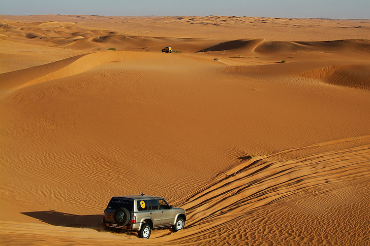 Rally Off-Road, Sahara, deserto, areia, 4 x 4