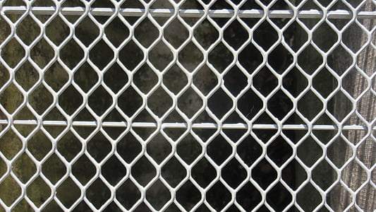 grid, metal, drawn, steel grid, regularly, pattern, fence