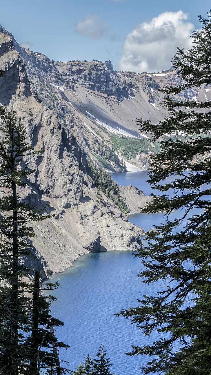 Crater lake, mäed, Scenic, Mountain lake, Travel, maastik, maastik