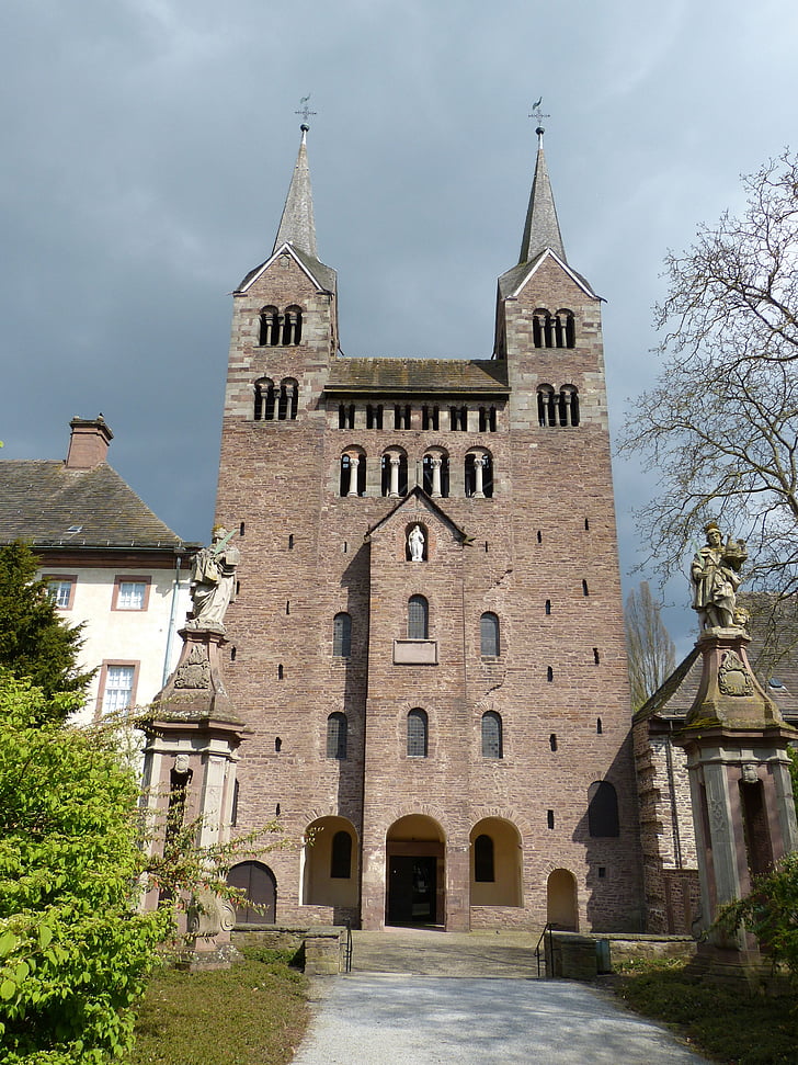corvey, Monestir, l'església, romànic, Höxter, Baixa Saxònia, Patrimoni de la humanitat