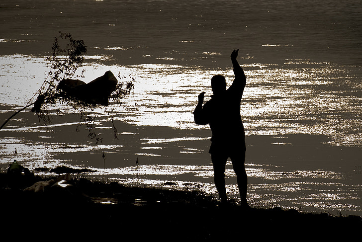 from adana, fisherman, silhouette