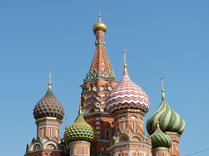 Saint basil's cathedral, prawosławny, Rosja, Moskwa, Plac Czerwony, kapitału, Historycznie