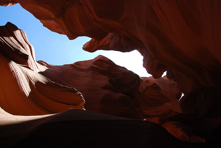 Antelope canyon, Arizona, USA, Canyon, juvet, Rock, sand stein