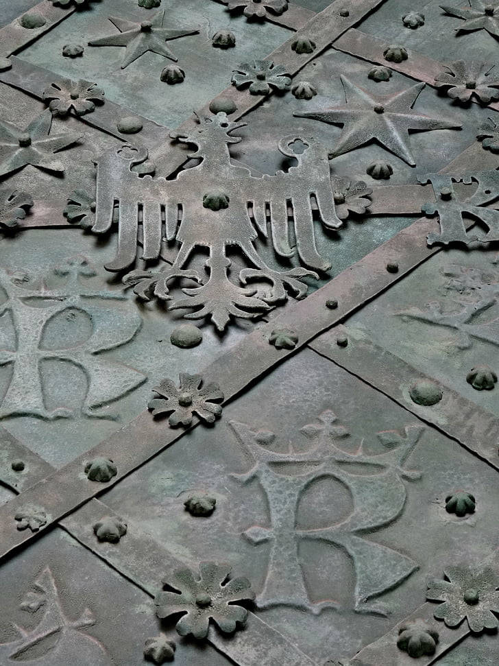 Wawel, Kasteel, de deur, monument, logo, het museum