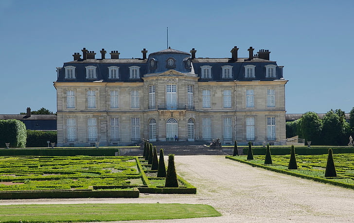 France, Château, champs-sur marne, bâtiment, architecture, point de repère, historique