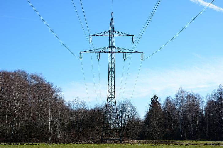 nature, environment, power poles, current, strommast, power line, energy