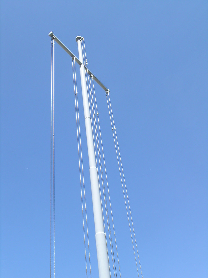 cross, auction, metal pole, structure for sailing