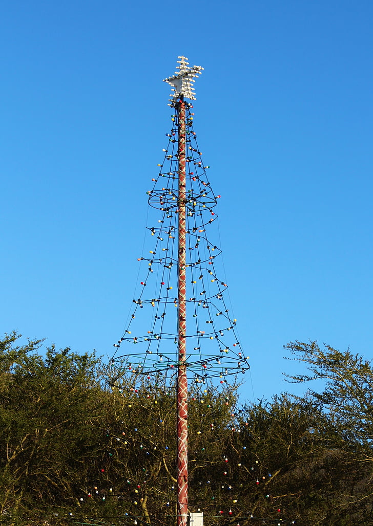 kerstboom, verlichting, Zuid-Afrika, Kerst