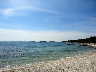 rovinje, クロアチア, ビーチ, 海, 水, イストリア半島, 残りの部分