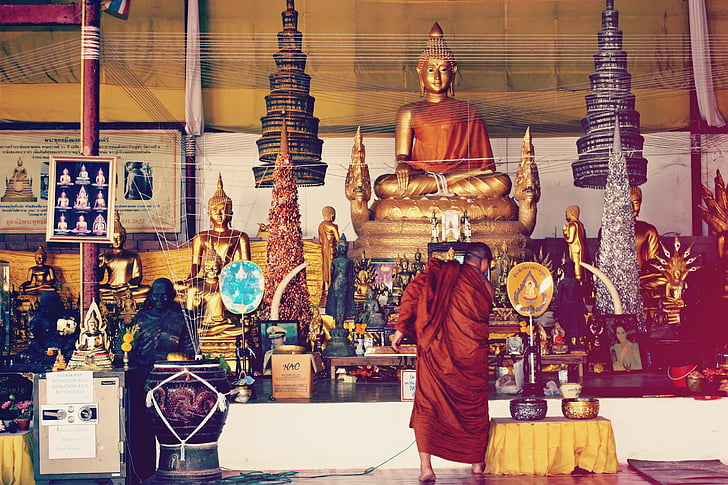 stor buddha temple, Thailand, Phuket, Buddha, tempelet, buddhisme, Asia