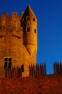 Шато де beynac, Замок, Исторический, Крепость, Ориентир, Туризм, здание