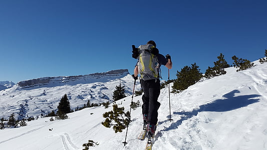 backcountry skiiing, Ifen, Ski, túra, téli sportok, téli, síelés