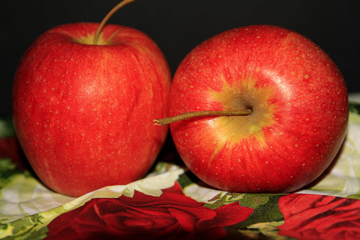 Apple, buah, merah, buah-buahan, Makanan, Vitamin, musim gugur