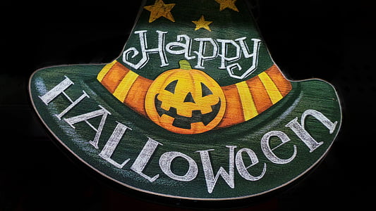 Halloween, znak, počitnice, buče, veselo noč čarovnic, jeseni, oranžna