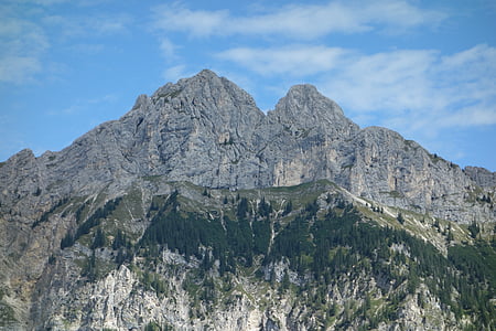 mountain panorama, alpine, sky, mountain, nature, scenics, landscape