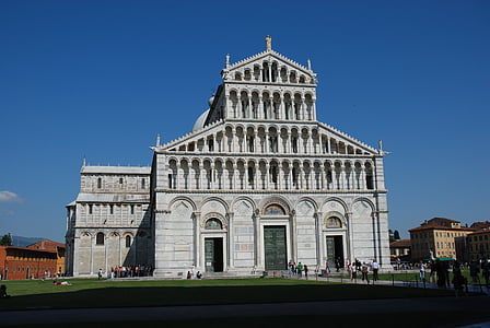 Pisa, Italija, Italia, krstilnica, Toskana, poševnega stolpa, potovanja