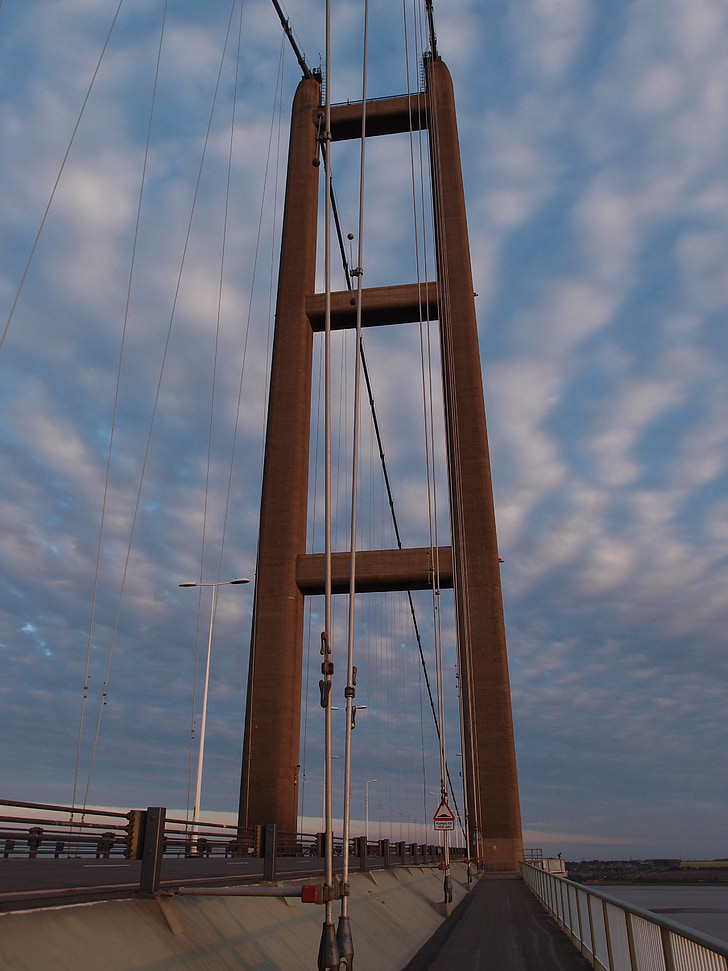 Humber bridge, Most, odpružení, Architektura, struktura, inženýrství, Hull