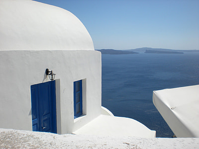 santorini, greek island, greece, marine, caldera, oia