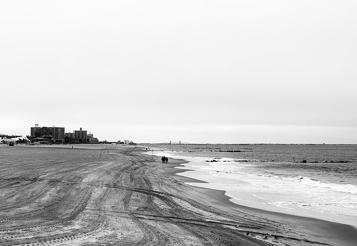 Coney island, New york, NYC, plage, Coney, naturel, Boardwalk