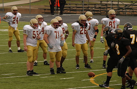 american football team, college, defense, game, american football players, competition, teamwork