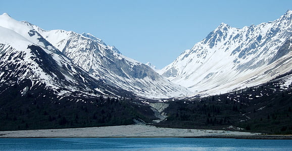 Mountain, Ľadovec, ľad, sneh, Glacier bay, Príroda, scénické