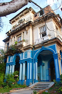 Старый, Дом, Гавана, Куба, Карибский бассейн, Архитектура, путешествия