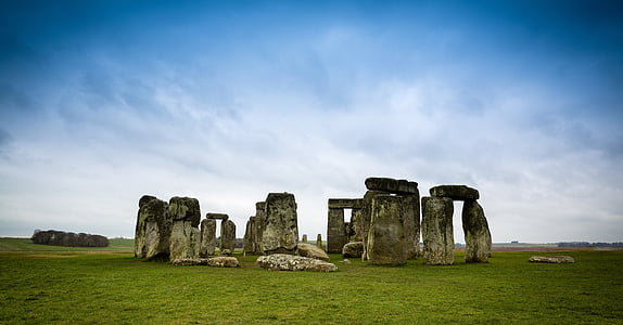 Kamenná henge, krajina, starověké, dědictví, Památník, cestovní ruch, prehistorický