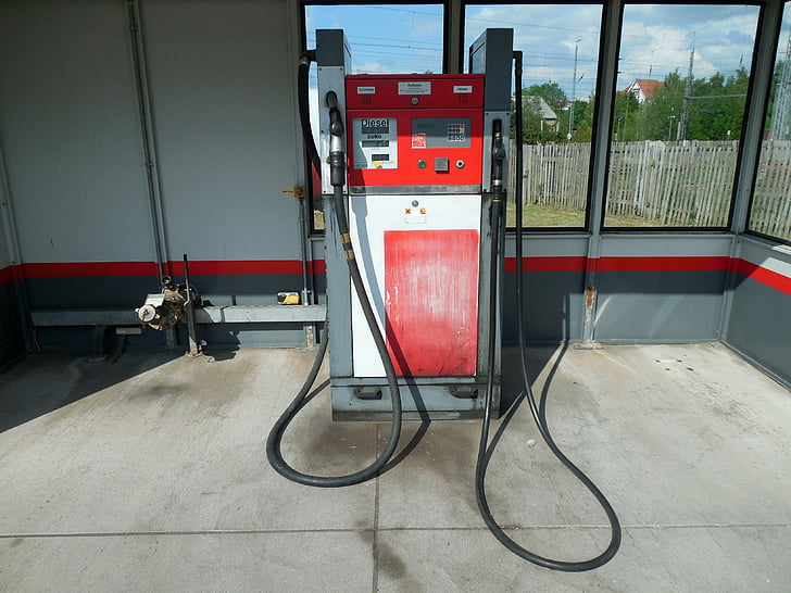 brændstofpumpe, gas pumpe, dieselolie, diesel, tanke op, benzinstationer