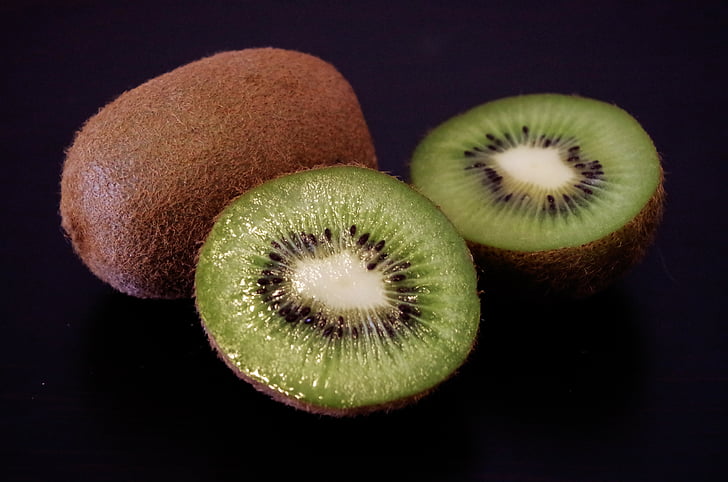 kiwi, fruit, green, healthy, cut