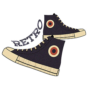 retro, footwear, vintage, fashion, old, shoe, style
