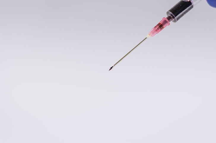 needle, the syringe, blood, hospital, the test, download, research