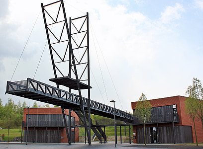 híd, építészet, épület, Metal bridge, fém, Web