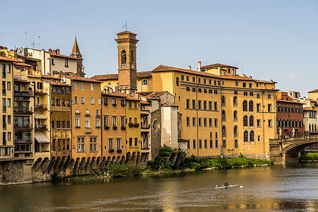 Ponte vecchio, Firenze, Italia, Bridge, Urban, bygninger, arkitektur