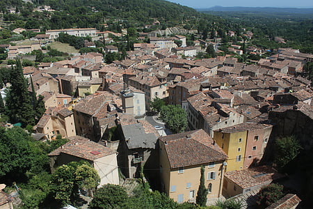 Village, hus, franske landsby, turistby, Mountain village, gamle hus, gamle huse