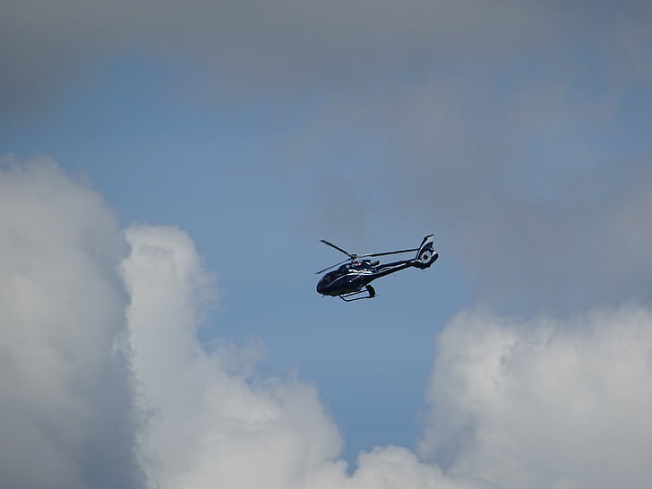elicottero, nuvole, tecnologia, Meteo, Partly Cloudy, cielo, aeromobili