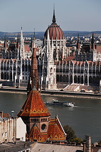 Budapest, város, Magyarország, építészet, városnéző túra, folyó, Nevezetességek