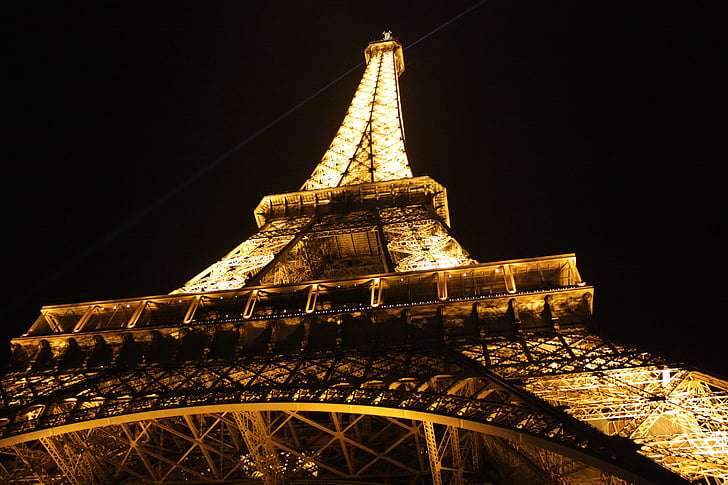 Eiffeltornet, Frankrike, landmärke, Paris, royaltyfria bilder