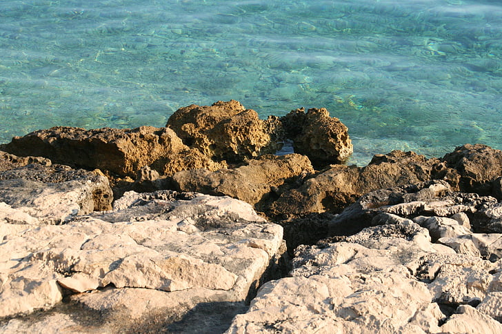 mar, colores, piedras, Lumbarda