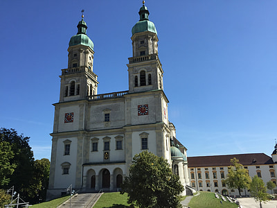 basilica, church, kempten, building, house of worship, architecture, places of interest