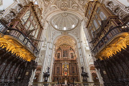 Architektura, Hiszpania, Kordoba, Mezquita, Światowe dziedzictwo, Kościół