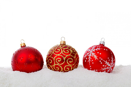 Natal bola, pernak-pernik, Perayaan, Natal, dekorasi, kaca, liburan