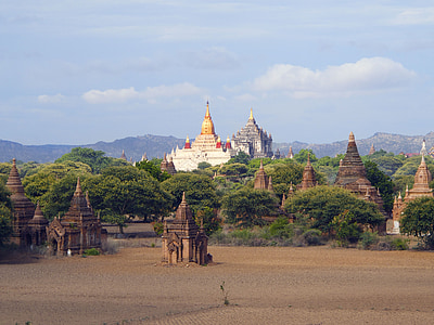 Bagan, Miến điện, đền thờ, tàn tích