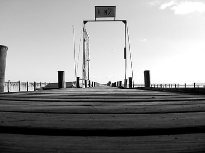 уеб, мост, щит, Черно и бяло