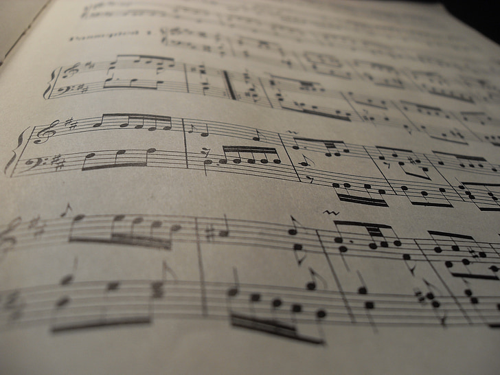 music, classical, piano, piano score, score, sheet Music, musical Note