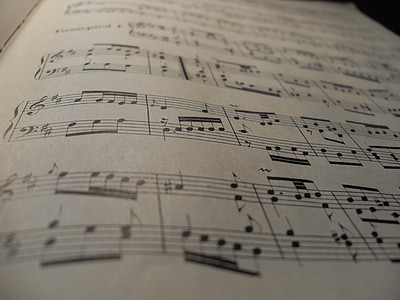 เพลง, คลาสสิก, เปียโน, คะแนนเปียโน, คะแนน, แผ่นเพลง, โน้ตดนตรี