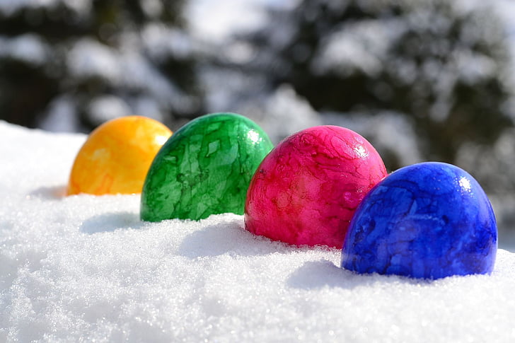 Великден, Великденски яйца, цветни, Честита Великден, Великденско яйце рисуването, Великден гнездо, яйце