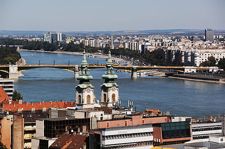 Budapest, ciutat, Hongria, arquitectura, Romàntic/Lluna, riu, llocs d'interès