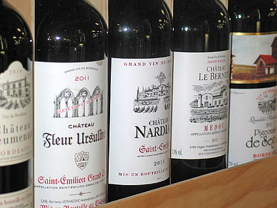 ワイン, ワイン ・ ボトル, フランスの赤ワイン, ボトル, 赤ワイン, アルコール, ガラスの瓶