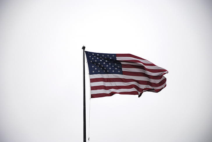 Flaga, Ameryka, patriotyzm, Flaga USA, gwiazda, Stars and stripes, czerwony