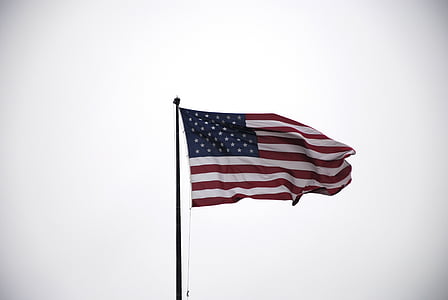 Bandera, Amèrica, patriotisme, Bandera d'EEUU, estrella, barres i estrelles, vermell